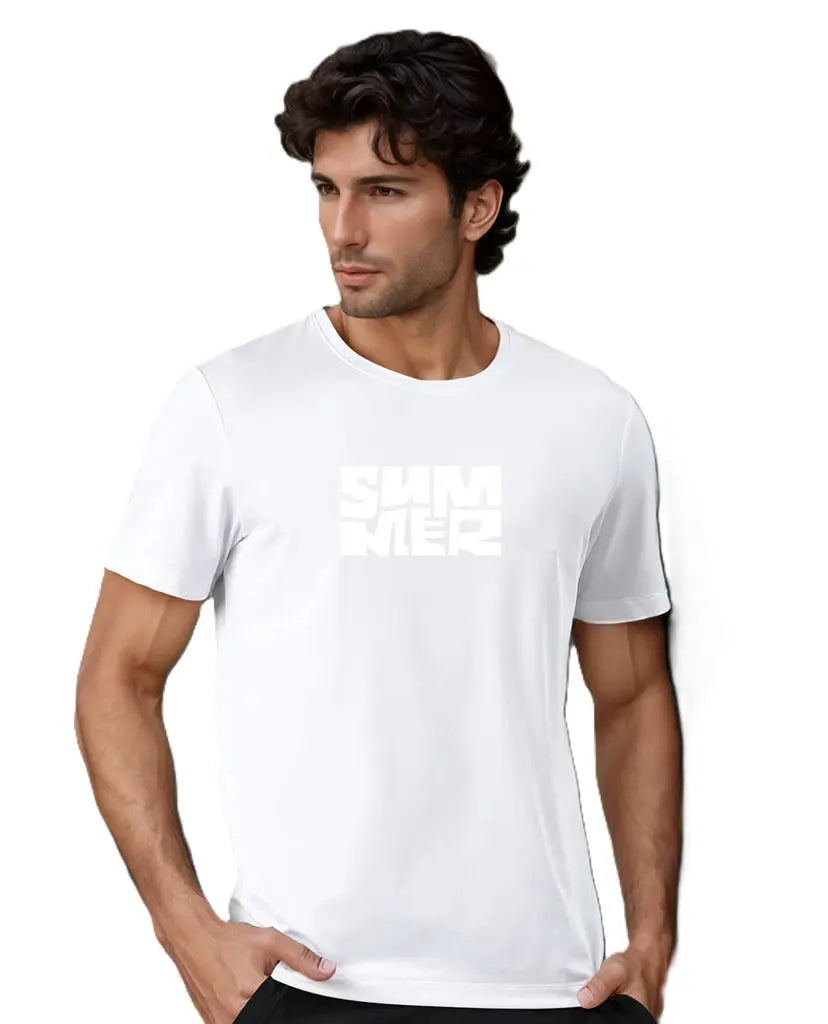 Printed Round Neck T-Shirt